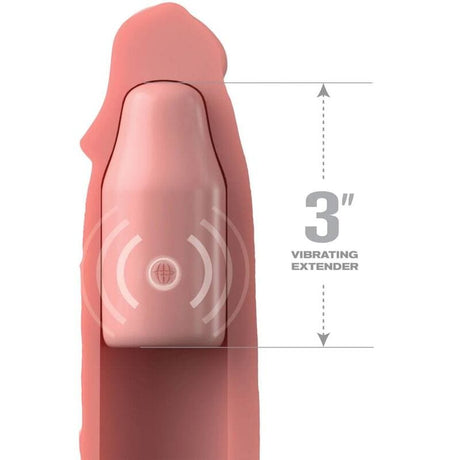 Penishülle Pipedreams Hülse + Steckverbindung Remote Skin 22,86 cm