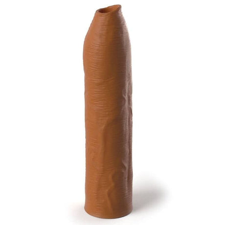 Penishülle Pipedreams Verlängerungsarm Uncut Karamell 7 cm