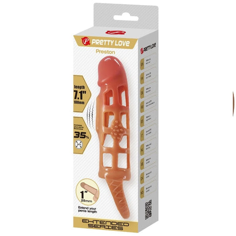 Penishülle Preston Vibrierende 18 cm