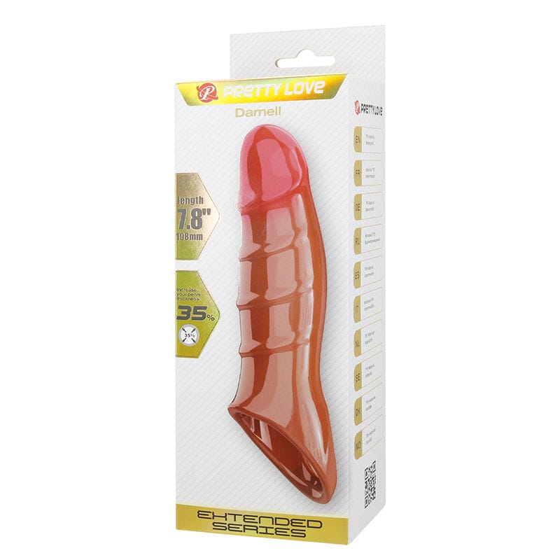 Penishülle Pretty Love Damien, realistisch, verlängernd – Ansicht 11