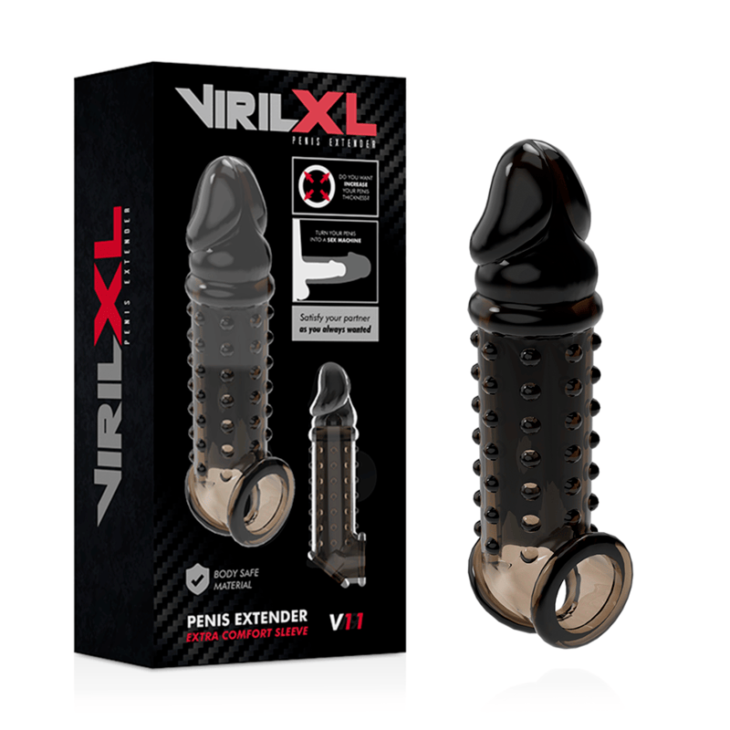Penishülle V11 Schwarz 13,5 x 4 cm – Ansicht 2
