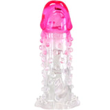 Penishülle Wilford Realistische Vergrösserungshülse mit Geprägtem Penis Rosa