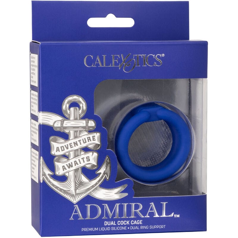 Peniskäfig Admiral Dual Cock Cage Blau