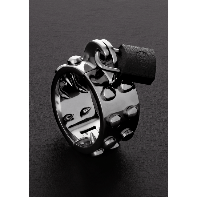 Peniskäfig Kalis Zähne mit Spikes Silber 7,2 cm