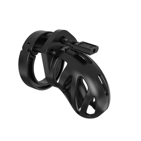 Peniskäfig ManCage 23 kurz als Silikongitter Schwarz 6,7 x 4,8 cm