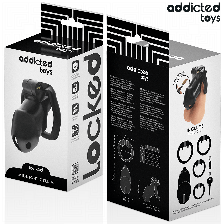 Peniskäfig Mindnight Cell Cockcage M Ø 3,3 cm