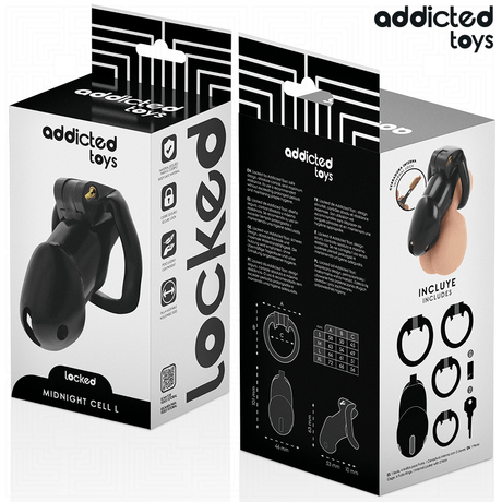 Peniskäfig Mindnight Cell L Ø 3,3 cm