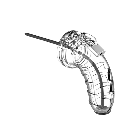 Peniskäfig Modell 16 mit Harnröhren-Dilator Durchsichtig 10 x Ø 4,2 cm