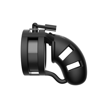 Peniskäfig Modell 18 mit Ballsplitter Schwarz 11 cm – Ansicht 3
