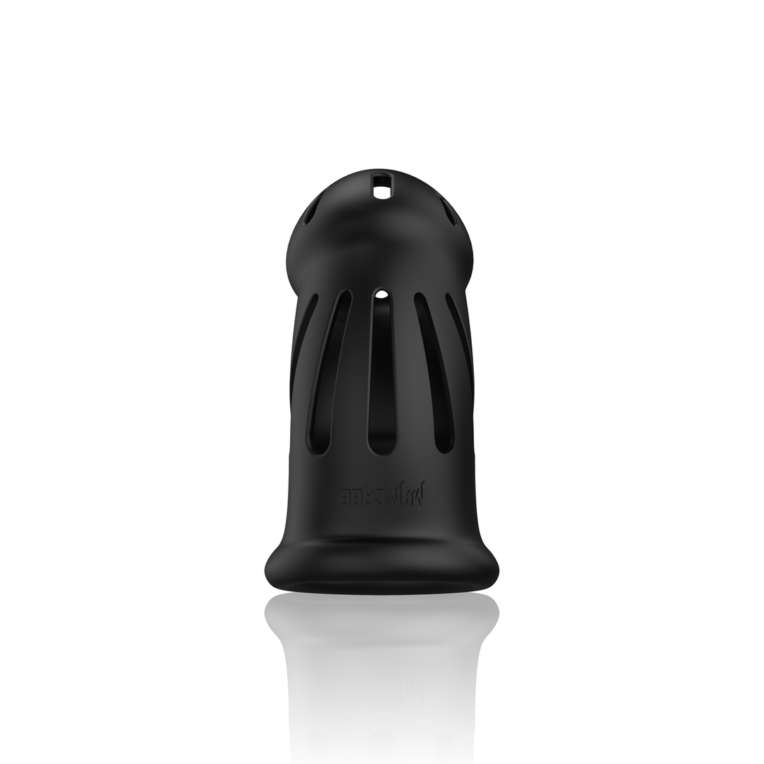 Peniskäfig ManCage 27 aus ultraweichem Silikon Schwarz 9,6 x 5,4 cm – Ansicht 6