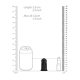 Peniskäfig ManCage 27 aus ultraweichem Silikon Schwarz 9,6 x 5,4 cm – Ansicht 7