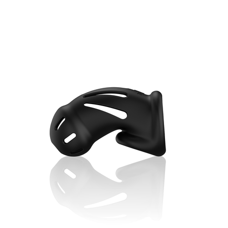 Peniskäfig Modell 27 Silikon ultraweich Schwarz 9,6 x Ø 5,4 cm – Ansicht 4