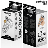 Peniskäfig Silbernes Schloss Metall M Ø 4,6 cm