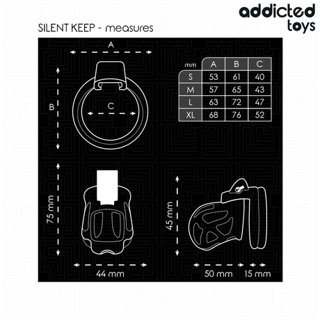 Peniskäfig Silent Keep Ø 3,1 cm