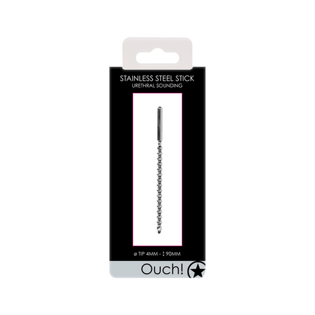 Penisplug Metall für Anfänger Silber 9 x Ø 0,4 cm – Ansicht 2