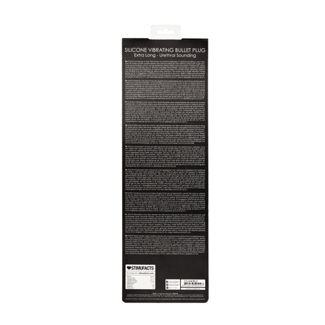 Penisplug mit Vibration Silikon extra lang Schwarz 35 x Ø 0,6 cm – Ansicht 3