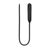 Harnröhrensonde Ouch aus Silikon mit Bullet Schwarz 35 x Ø 0,6 cm