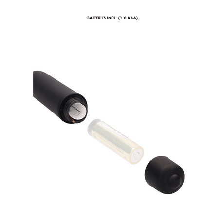 Penisplug mit Vibration Silikon extra lang Schwarz 35 x Ø 0,6 cm – Ansicht 6