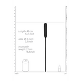 Harnröhrensonde Ouch aus Silikon mit Bullet Schwarz 35 x Ø 0,6 cm – Ansicht 7