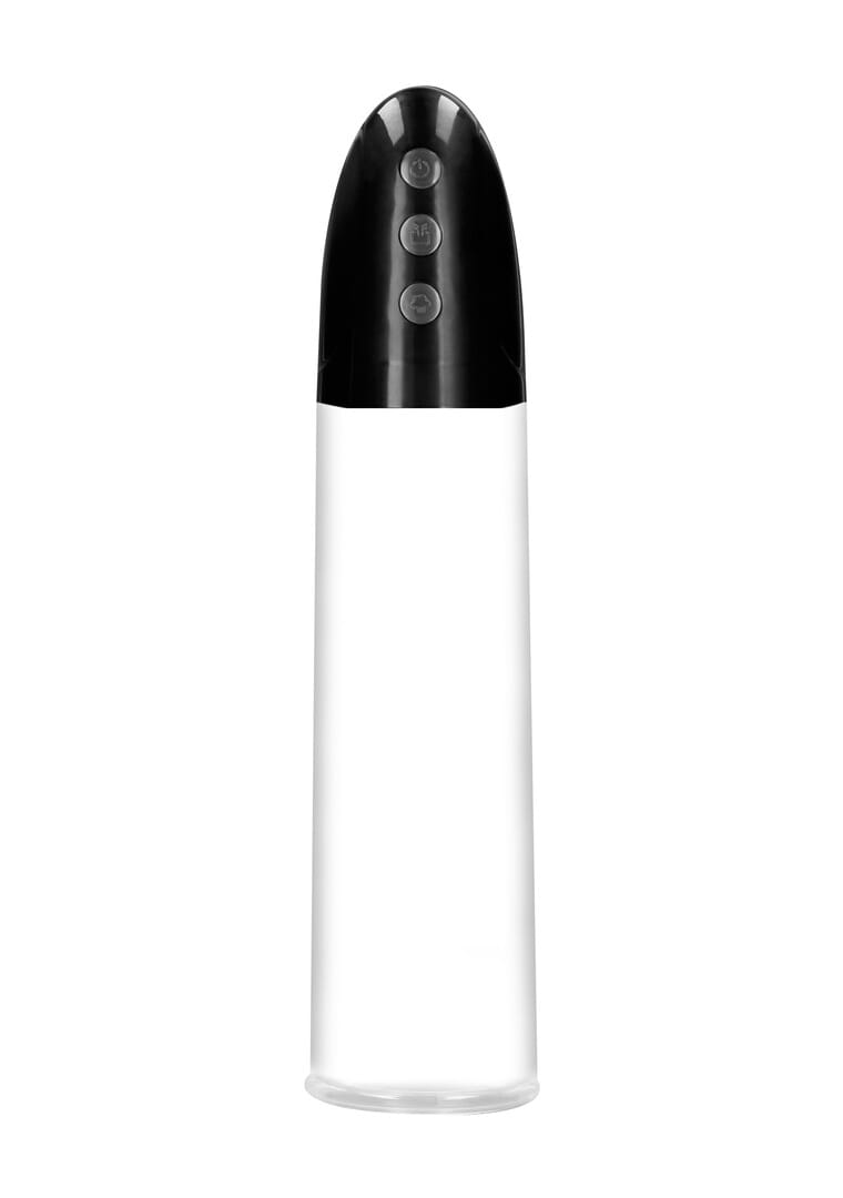 Penispumpe Cyber automatisch mit Akku und Hülle Durchsichtig 20 x Ø 7 cm – Ansicht 5