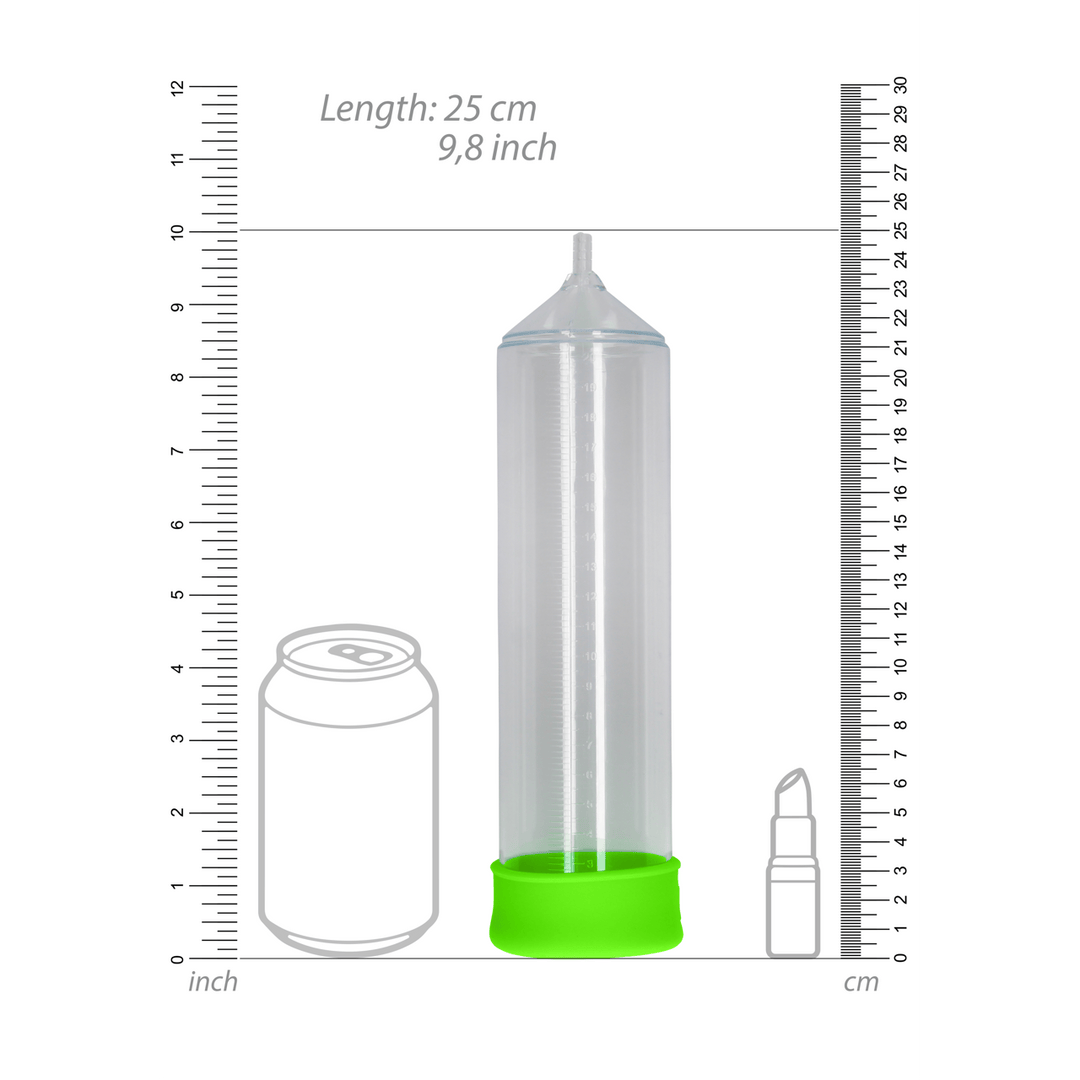 Penispumpe Ouch Elite mit Manometer nachtleuchtend 21 x Ø 6,5 cm – Ansicht 5