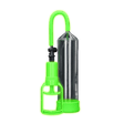 Penispumpe Ouch Komfort mit Hebelgriff nachtleuchtend 21 x Ø 6,5 cm