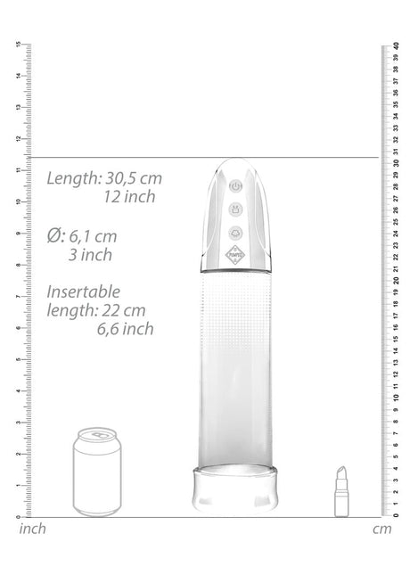 Penispumpe Luv automatisch mit Akku 20 x Ø 7,5 cm – Ansicht 14