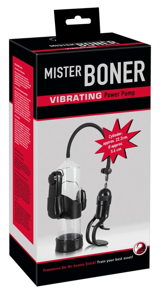 Penispumpe mit Vibration 24,5 x 5,6 cm