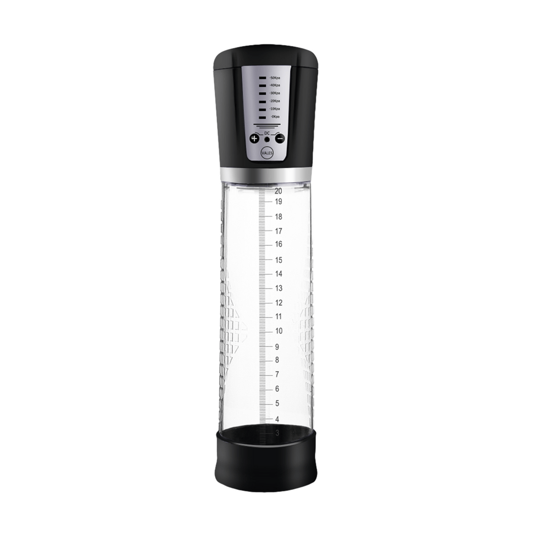 Penispumpe Premium automatisch mit Akku Durchsichtig 29 x Ø 6,7 cm – Ansicht 5