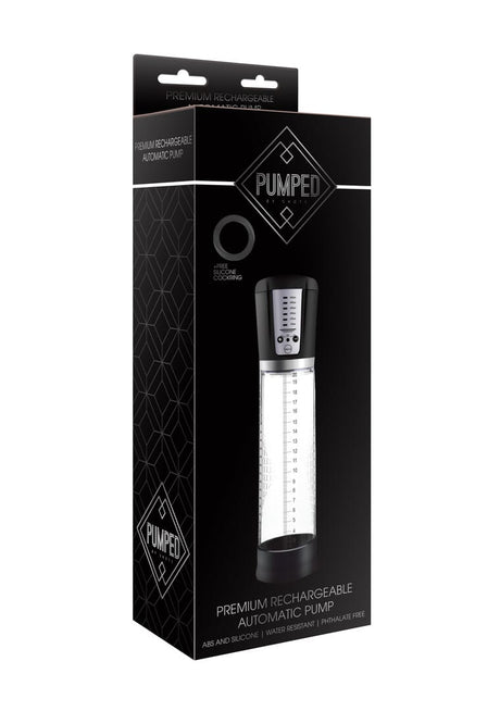 Penispumpe Premium automatisch mit Akku Durchsichtig 29 x Ø 6,7 cm – Ansicht 2