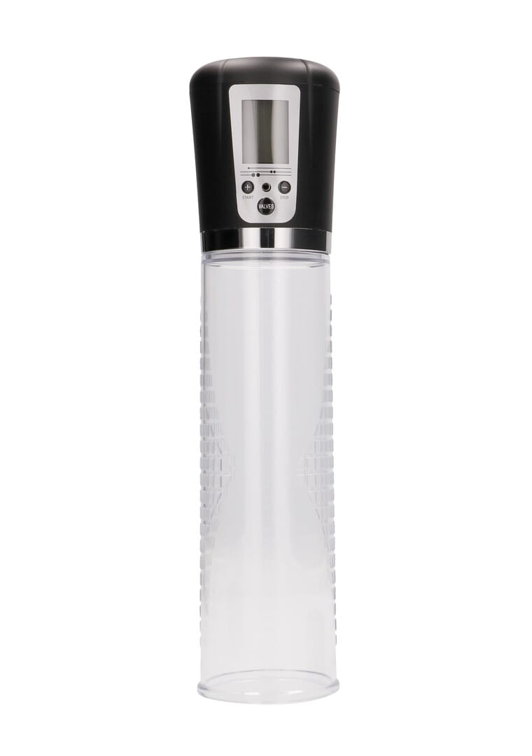Penispumpe Premium automatisch mit Akku und LCD Durchsichtig 29 x Ø 6,5 cm – Ansicht 4