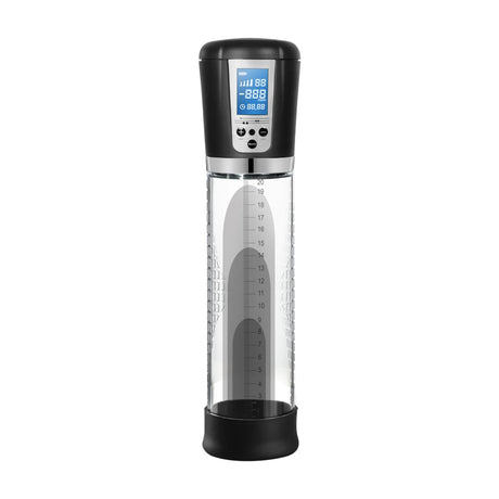 Penispumpe Premium automatisch mit Akku und LCD Durchsichtig 29 x Ø 6,5 cm