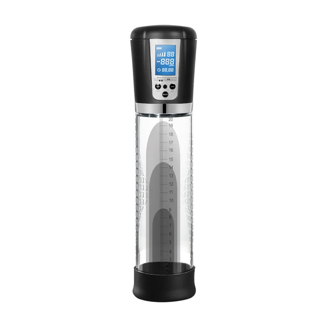 Penispumpe Premium automatisch mit Akku und LCD Durchsichtig 29 x Ø 6,5 cm