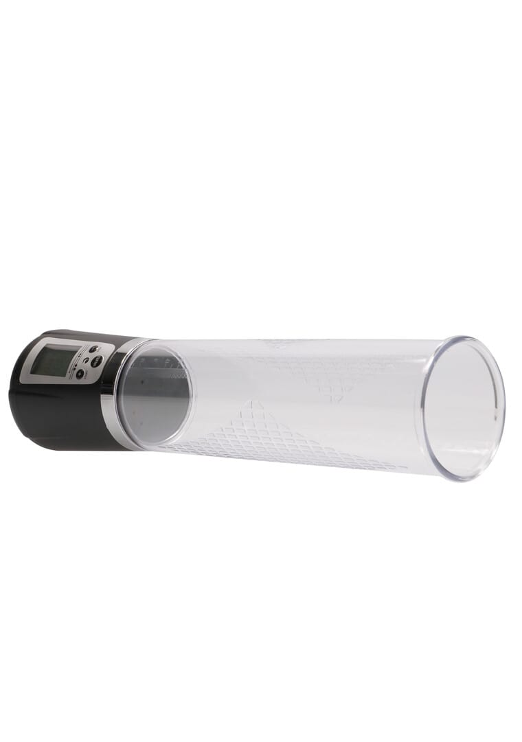 Penispumpe Premium automatisch mit Akku und LCD Durchsichtig 29 x Ø 6,5 cm – Ansicht 5