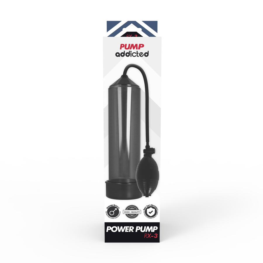 Penispumpe Rx3 Schwarz 23 x 5,5 cm – Ansicht 5
