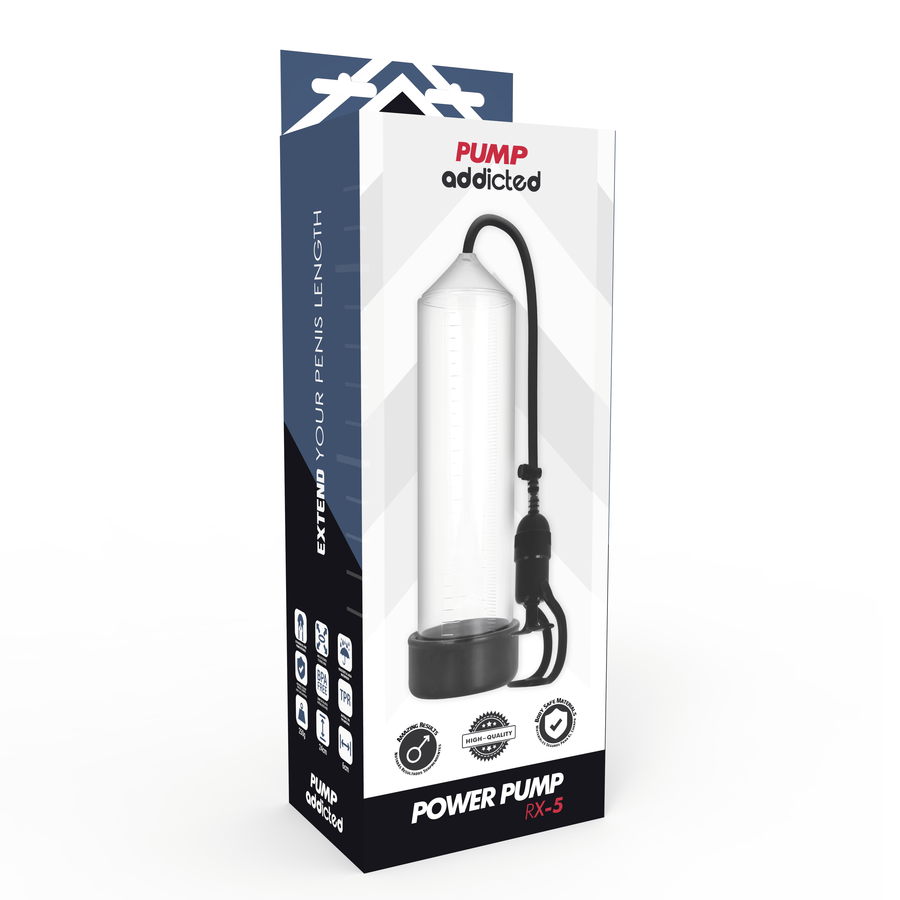 Penispumpe Rx5 Transparent 23 x 5,5 cm – Ansicht 6