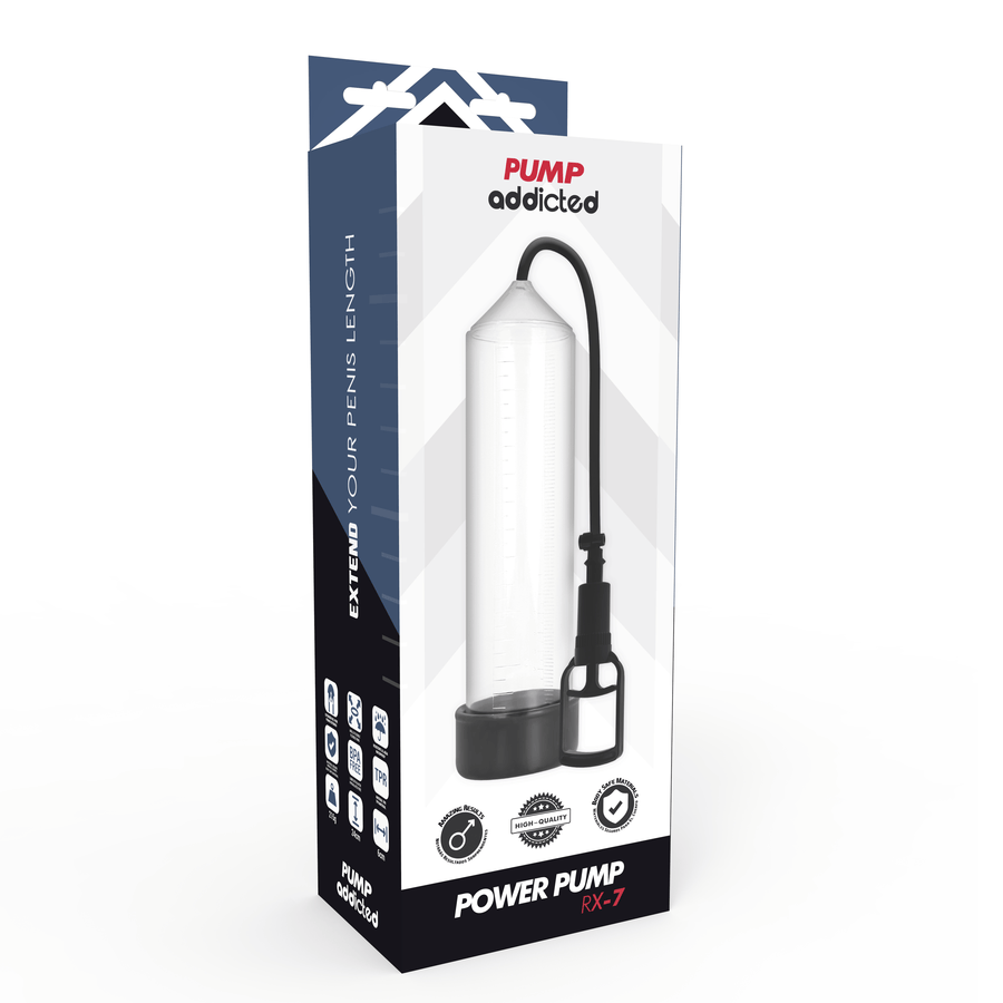 Penispumpe Rx7 Transparent 24 x 6 cm – Ansicht 6