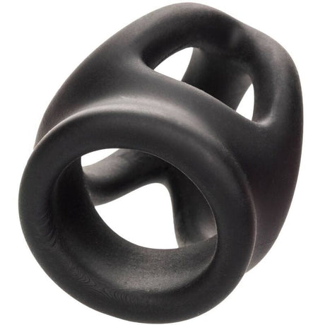 Penisring Alpha Dual Cage Ring Schwarz