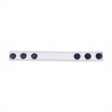 Penisring aus Leder Cocky verstellbar Weiß 6 cm – Ansicht 3