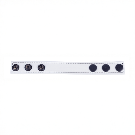 Penisring aus Leder Cocky verstellbar Weiß 6 cm – Ansicht 3