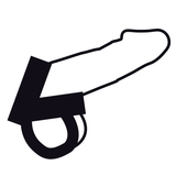 Penisring aus Leder für Penis und Hoden – Ansicht 4