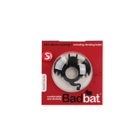Penisring BadBat mit Vibration Schwarz 6,7 cm – Ansicht 2