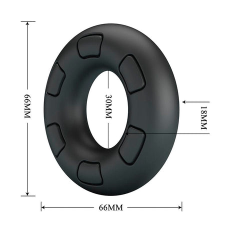 Penisring Bertram Supersoft Silikon Schwarz