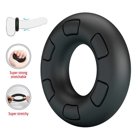 Penisring Bertram Supersoft Silikon Schwarz