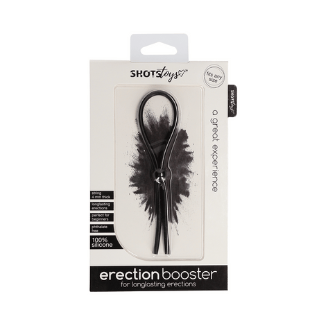 Penisring Booster als Lasso Schwarz 13,5 cm – Ansicht 2