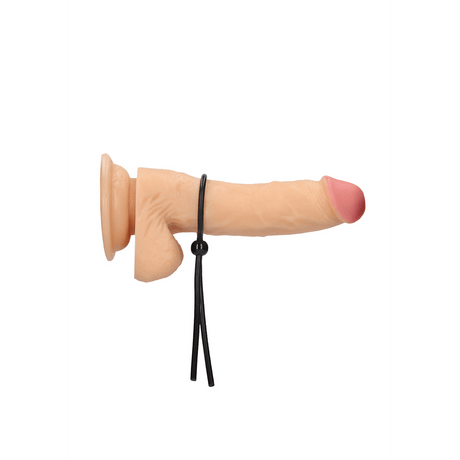 Penisring Booster als Lasso Schwarz 13,5 cm – Ansicht 4