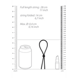 Penisring Booster als Lasso Schwarz 13,5 cm – Ansicht 7