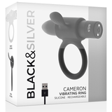 Penisring Cameron Schwarz Wiederaufladbarer Ring Ø 3,5 cm