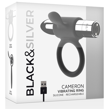 Penisring Cameron Wiederaufladbarer Ring Silber Ø 3,5 cm