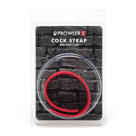 Penisring Cock Strap Silikon Rot 21 cm – Ansicht 2